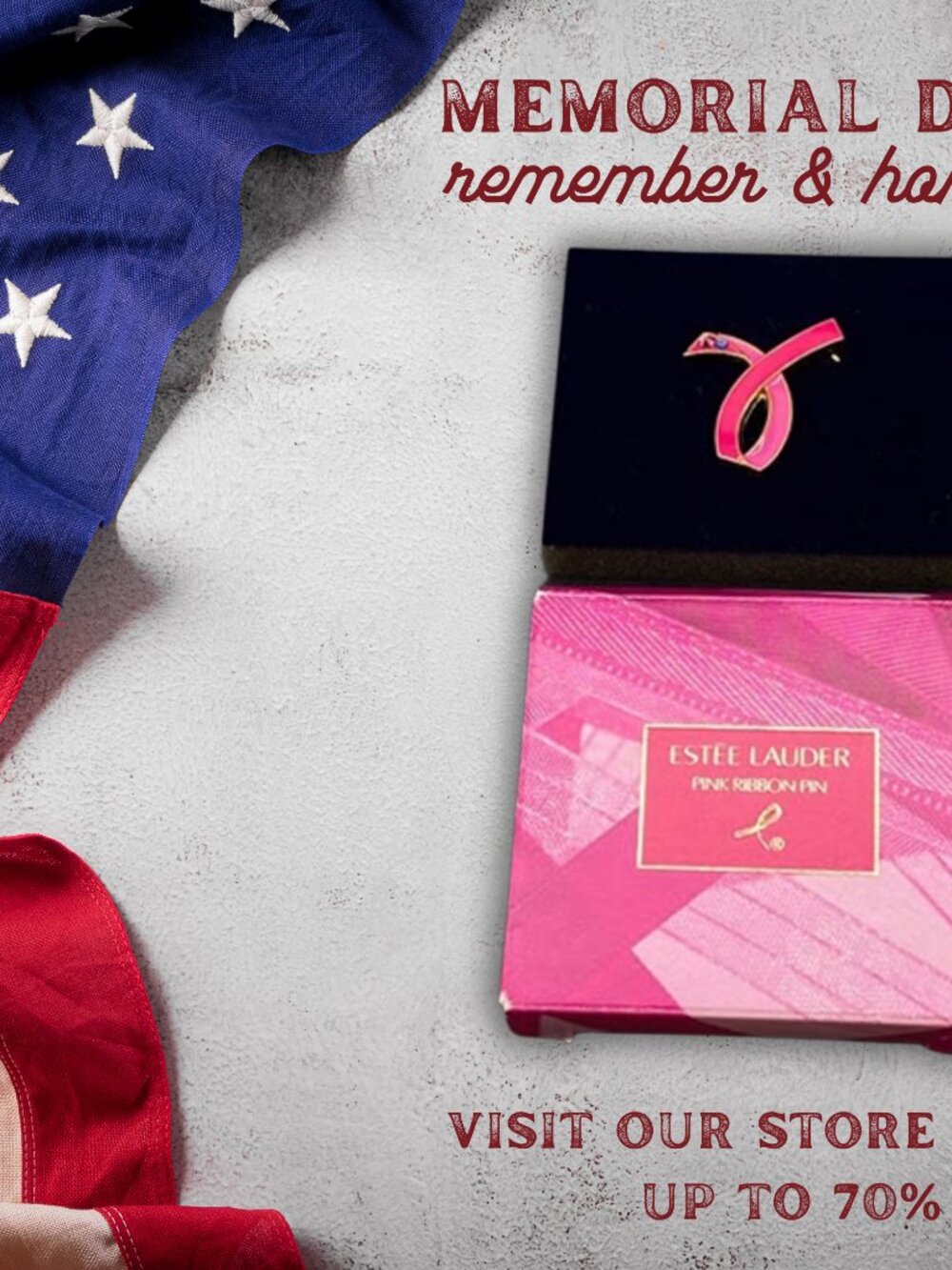 Estée Lauder Pink Ribbon Pin, Limited-Edition Collectible